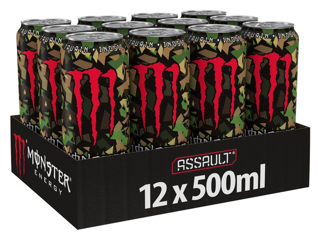 DPG Monster Energy Assault rot Ds. 0,5l (12 x 0,5 L)