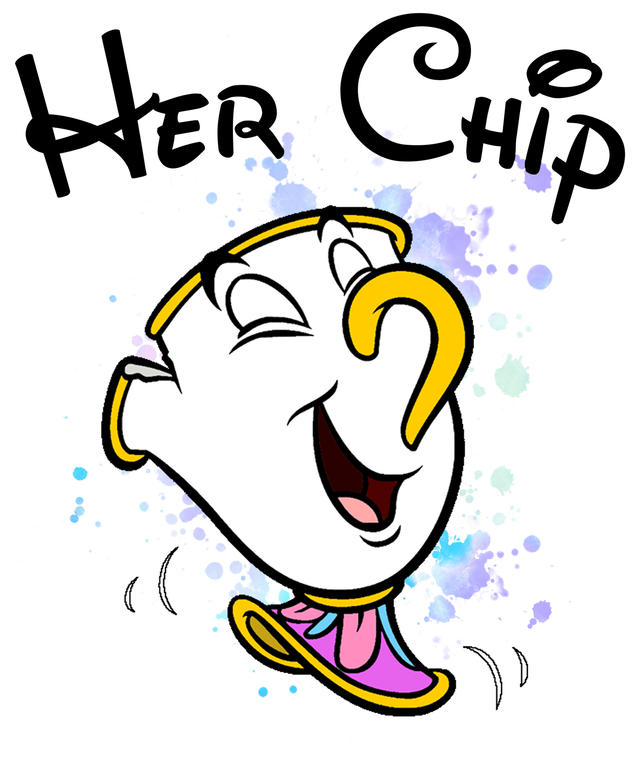 Beauty &amp; The Beast Her Chip DTF