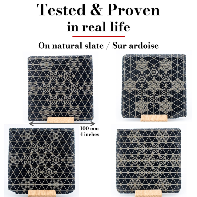 Japanese Kasane Rindo Laser Engraving Files | 4 Intricate Geometric SVG DXF Lbrn2 Pack