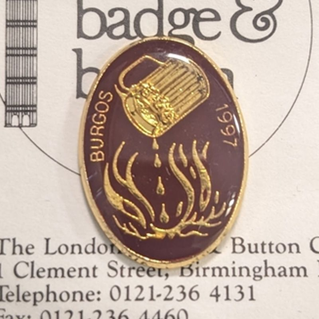 Pin Badge - Burgos 1997