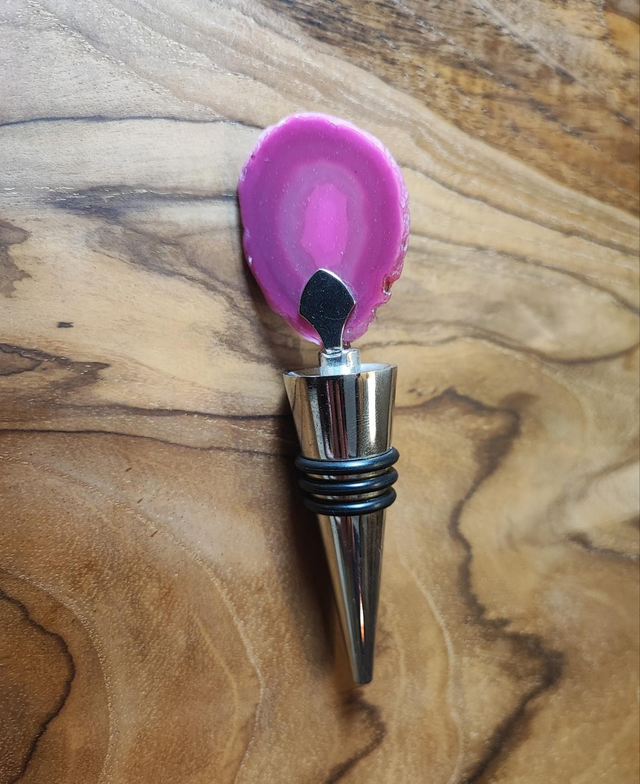 Bouchon de bouteille Agate Rose
