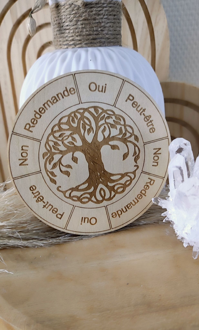 Plaque radiesthésie Arbre de vie