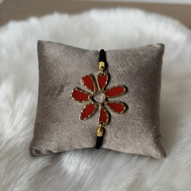 Bracelet Flora rouges