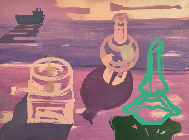 Perfumy, 60x81olej  akryl płótno