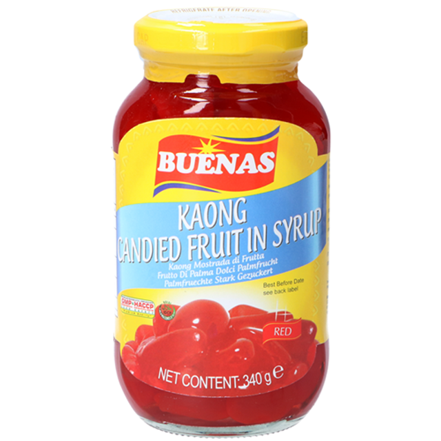 Buenas Kaong Candied in Jar Red