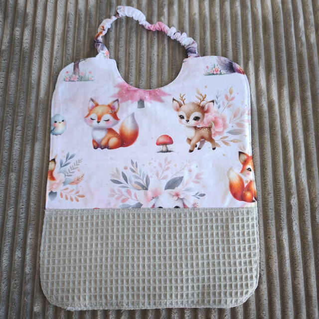 Grand bavoir réversible forêt 