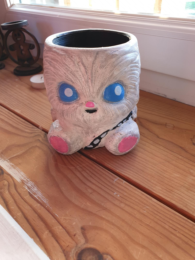 Pot à crayon version wookie des neiges