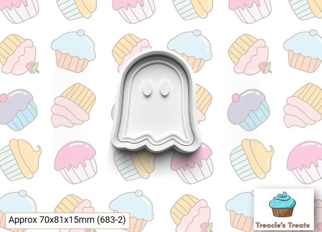 Halloween theme Fondant/cookie stamps with cutters