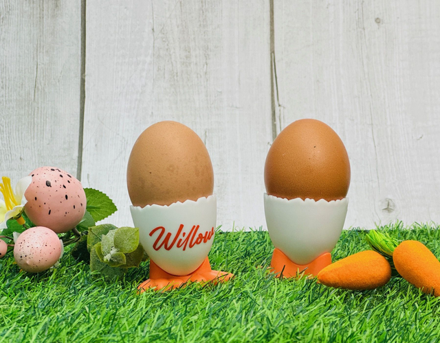 Personalised plastic Egg Cup
