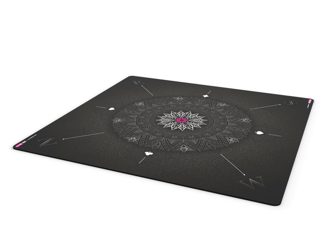 Tapis de jeu - Rosace noire