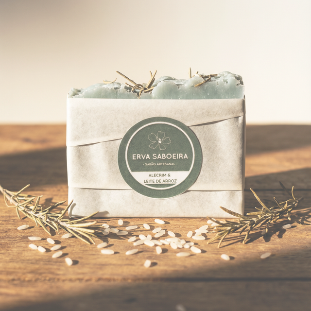 Sabonete de Alecrim &amp; Leite de Arroz