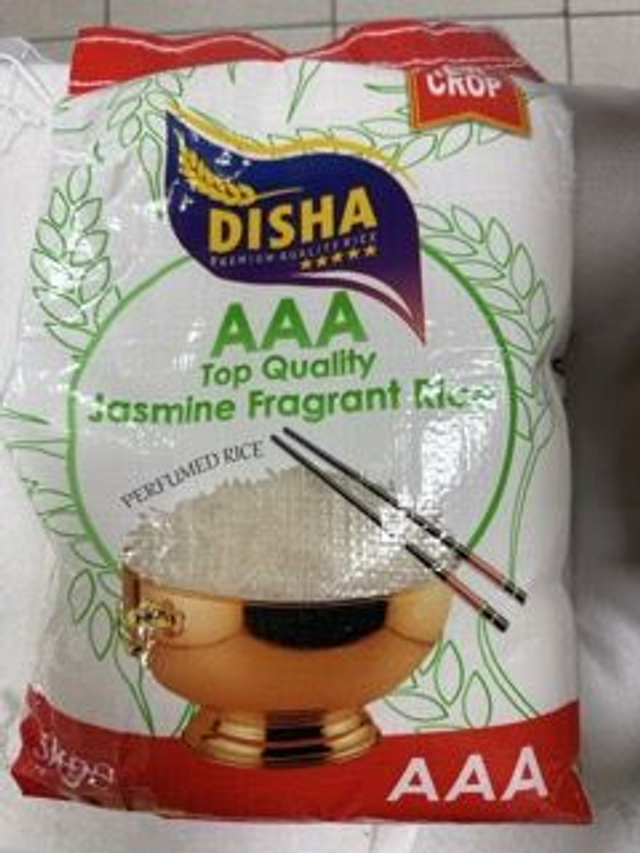 Disha top quality jasmine fragrant rice