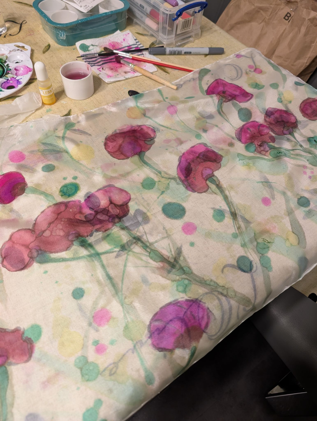 Paint Your Own Silk Scarf Workshop APRIL 17th 6pm - 8pm