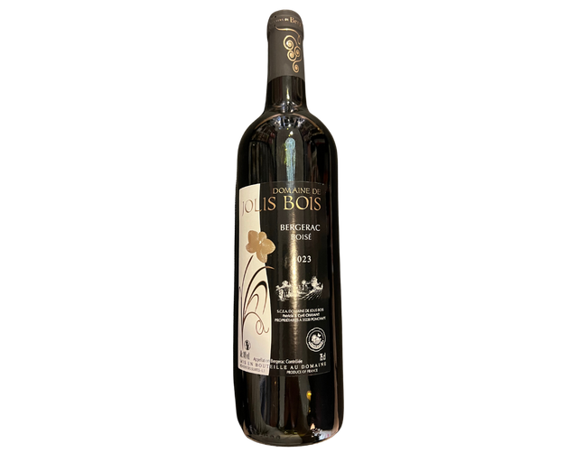 Vin rouge bergerac boisé 2023