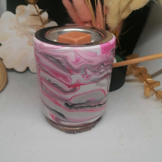 Brûle parfum marbré