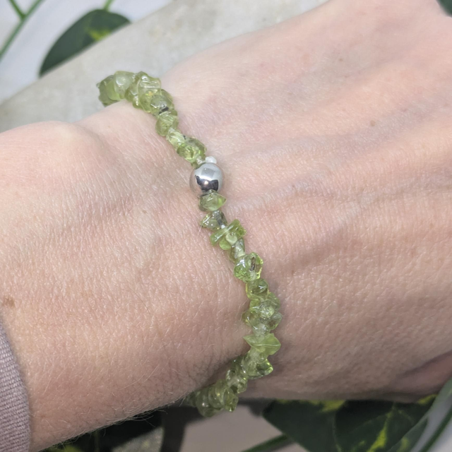 Bracelet "Péridot" baroque BR-228