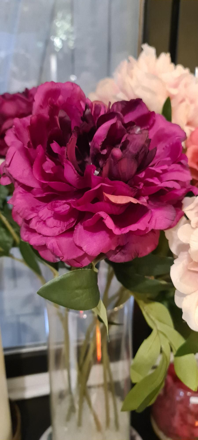 Fleur artificielle pivoine violet