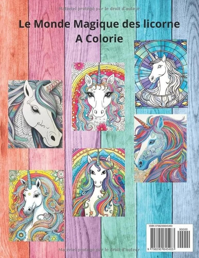 Livre de Coloriage Licorne