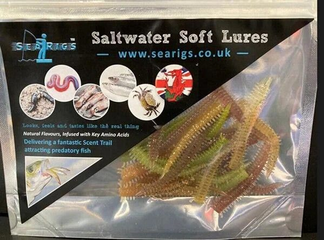2″ Maddie / Baby Ragworm LRF Mixed Colour Lures Packs of x24