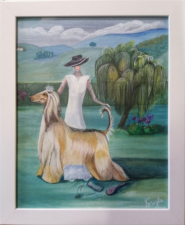 La magicienne (lévrier afghan)