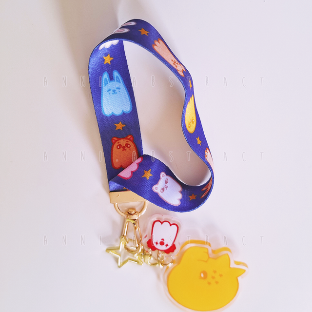 SKZ | "ATE THEM ALL, GAME SET!" Keychain Lanyard