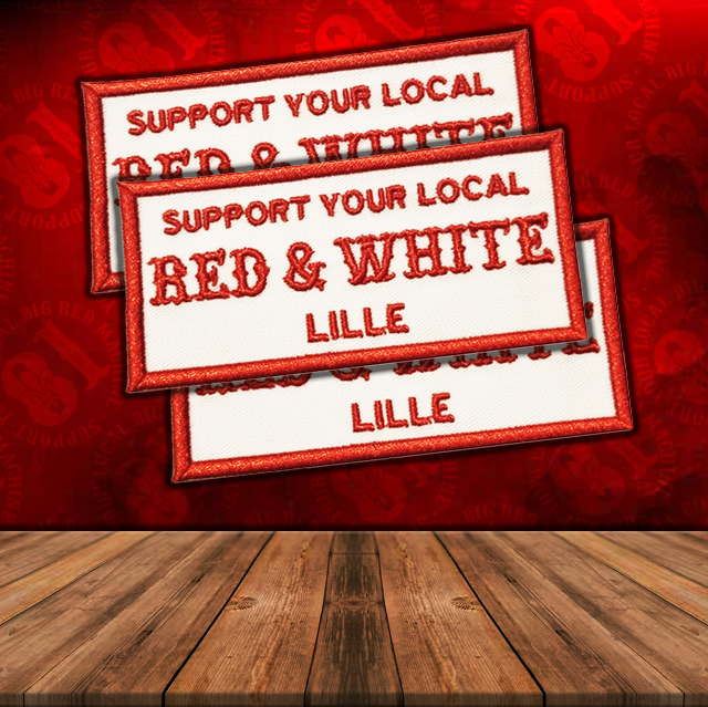 Patch support « Red And White Lille »