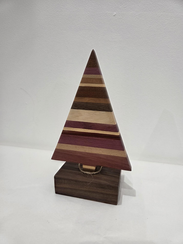 Mixed Hardwood Freestanding Wooden Christmas Tree - AH-018