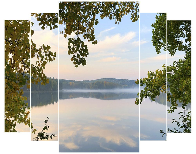 Palataulu syysmaisema