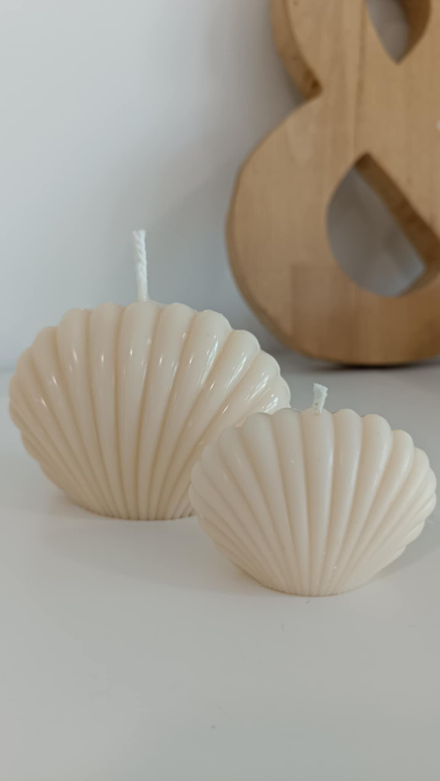 Bougie coquillage
