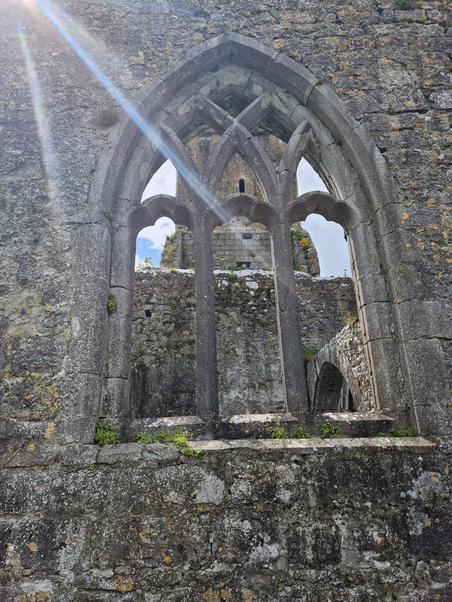 Claregalway Franciscan Friary, Ireland. Board Mount