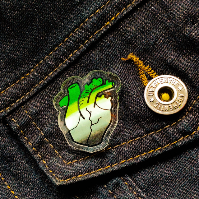 Aro - Real Heart - Pin - [PIN-ARO-RH]