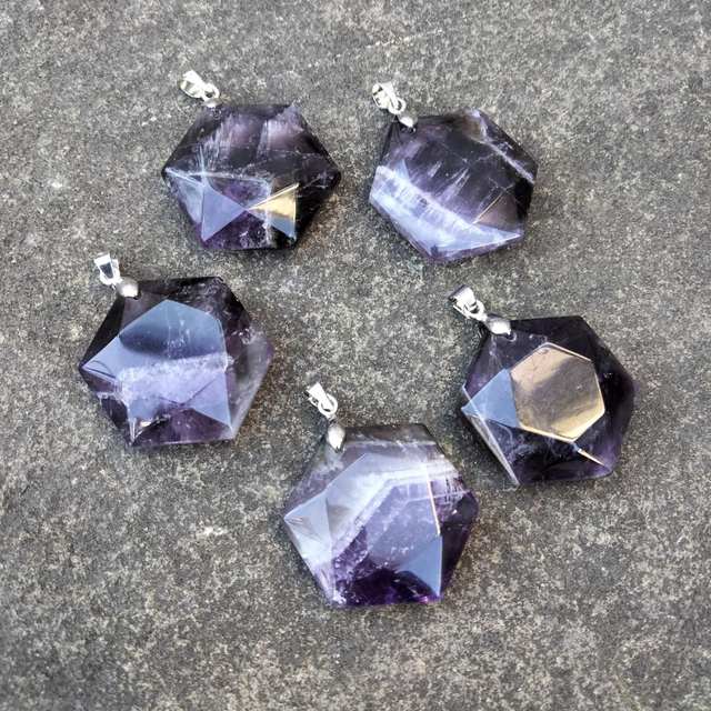 Amethyst Hexagons