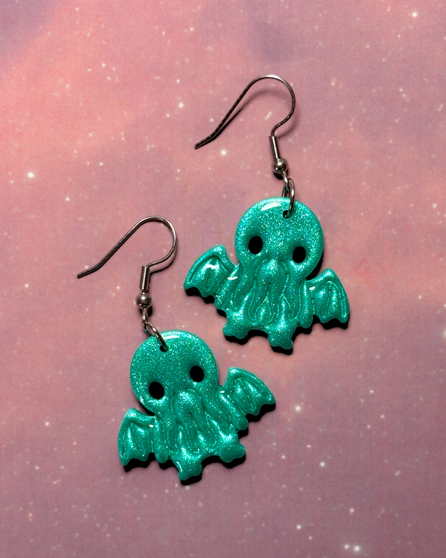 Cthulhu Earrings