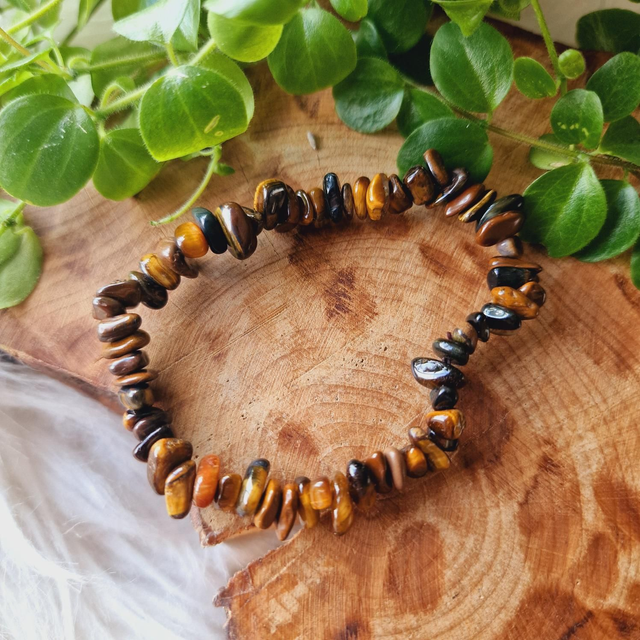 Tigers Eye Chip Bracelet 