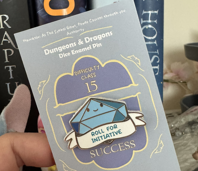 D&amp;D Dice Enamel Pin