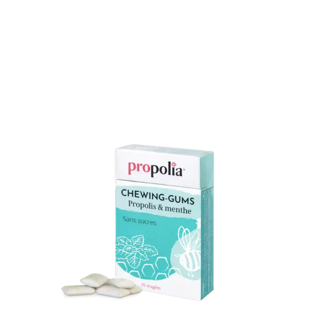 Chewing-gums Propolis &amp; Menthe 35 g Étui de 25 / Propolia