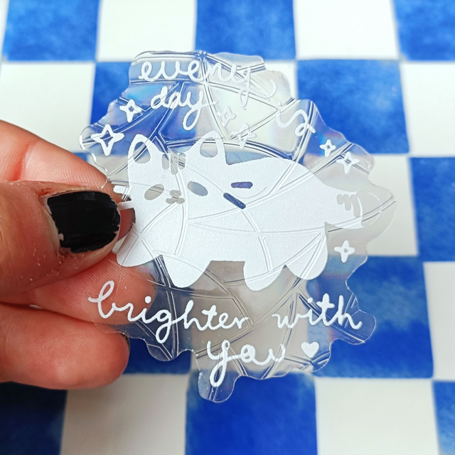 everyday is brighter - suncatcher window sticker