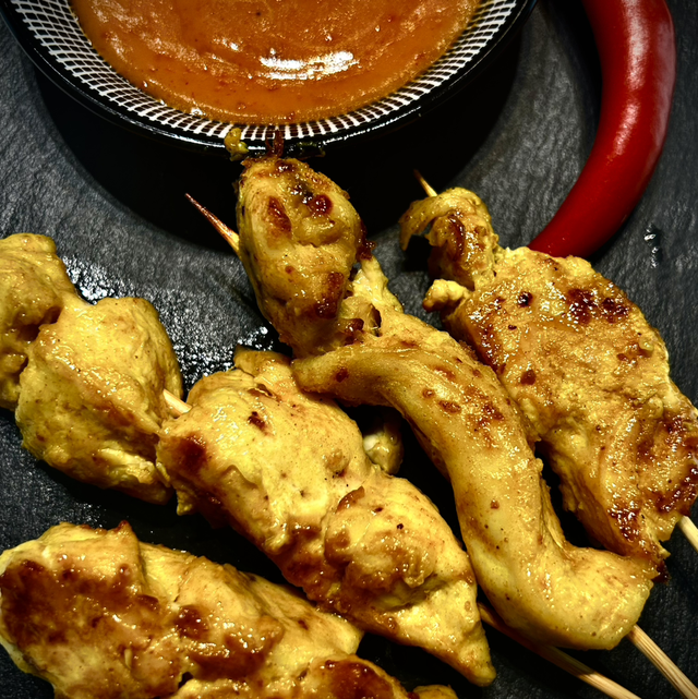 Satay Pouletspiess