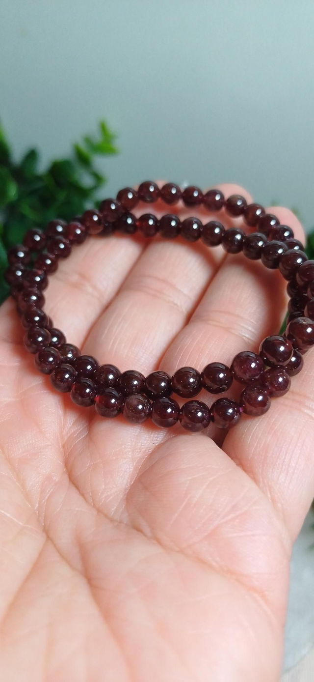 Garnet 4mm Bracelet