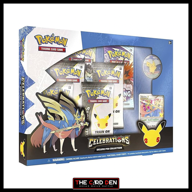 Celebrations Zacian Pin Collection Box