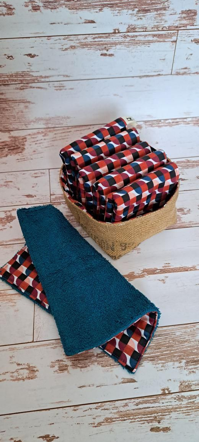 Essuie tout lavable 6 feuilles