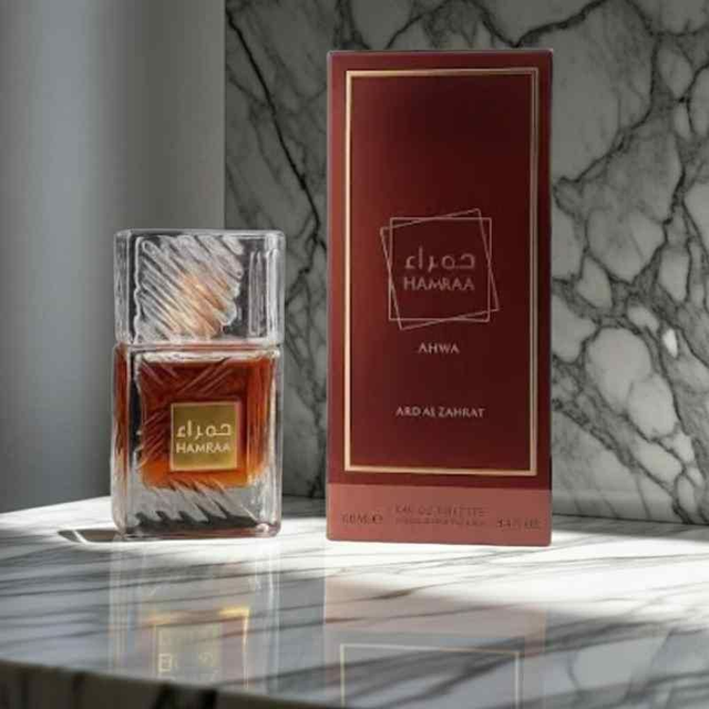 Hamraa by Ard Al Zahrat Eau De Parfum Ahwa – 100ML (Unisex)