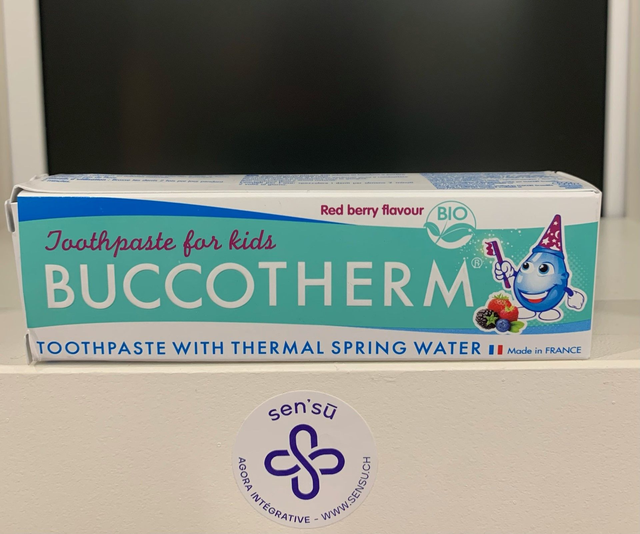 BUCCOTHERM gel dentifirice 3ans frui BIO 50 ml