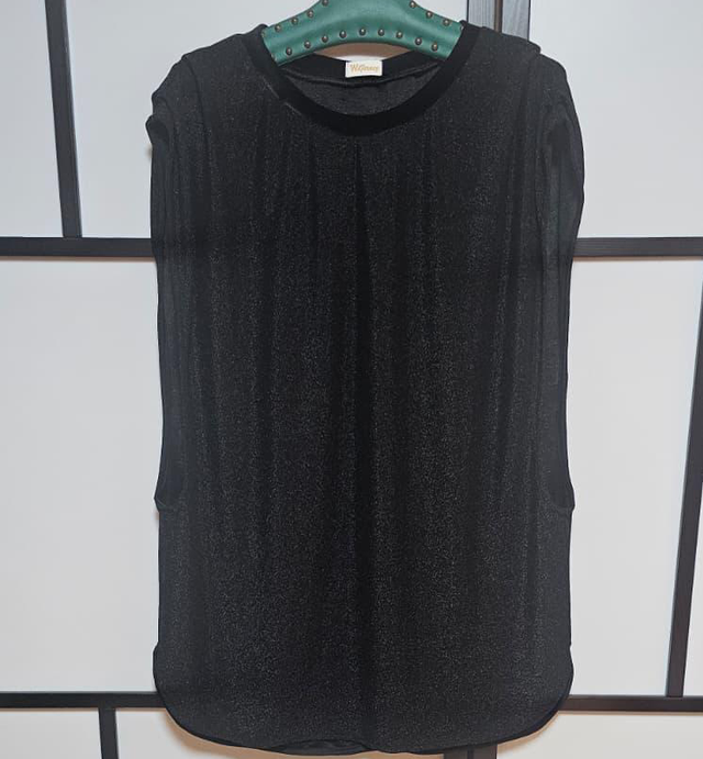 110103 Cesar black negro brillante "unique piece" one size