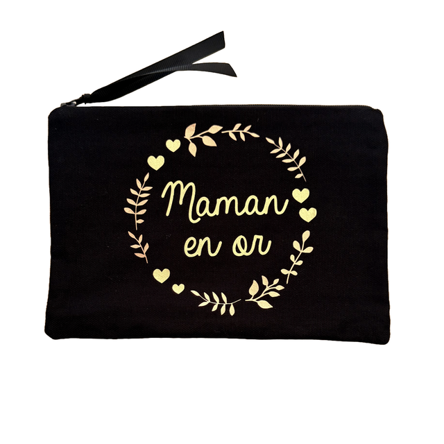 Pochette Maman en Or