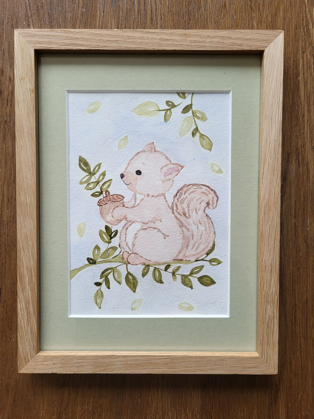 Le petit écureuil bien mignon 