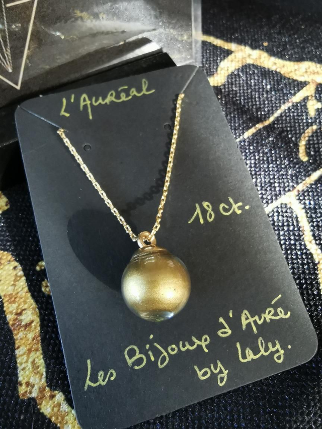 L'Auréal chaîne plaquée or 18 carats