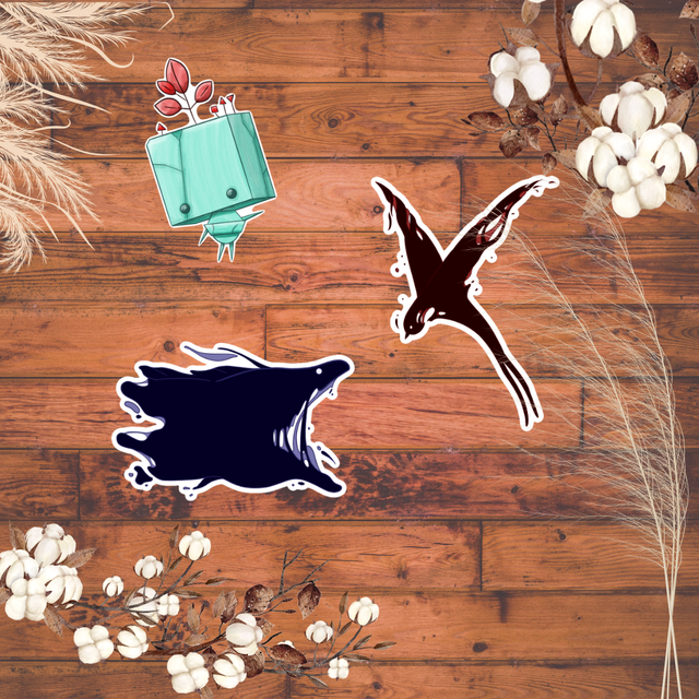 [FANART] Stickers - Gris