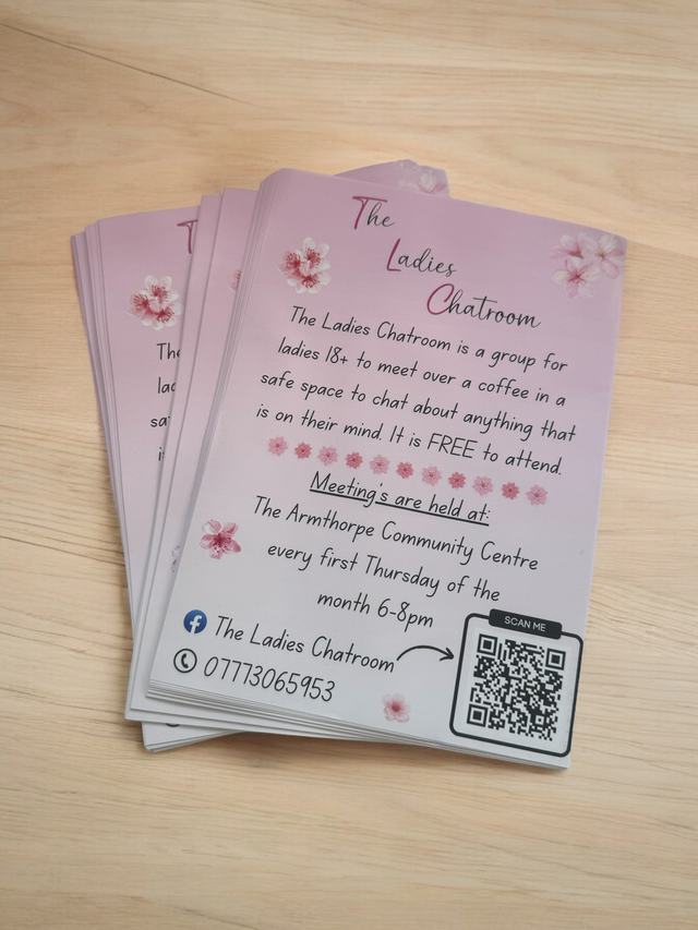 2000 single sided A5 flyers