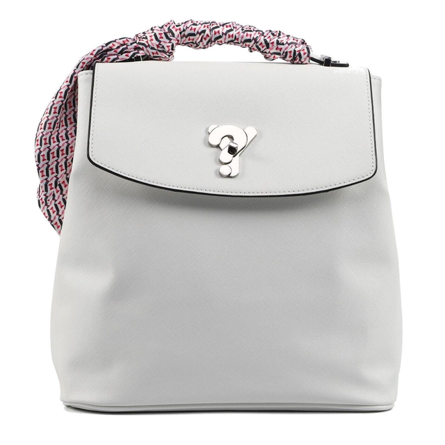 Zaino borsa a spalla ynot y Not? bianco con foulard donna ragazza